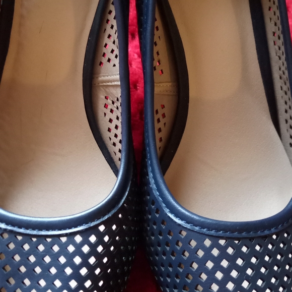 Navy net heels - Picture 6 of 7